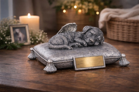 Statue souvenir personnalisée pour animal – Hommage éternel pour chien
